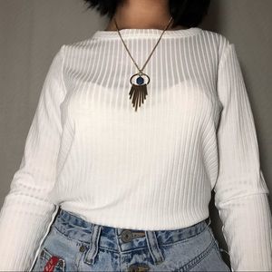 White long sleeve shirt